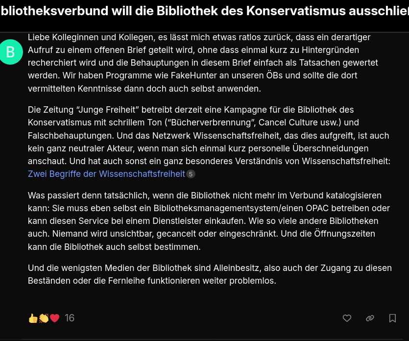 Der Beitrag von
BibBertram