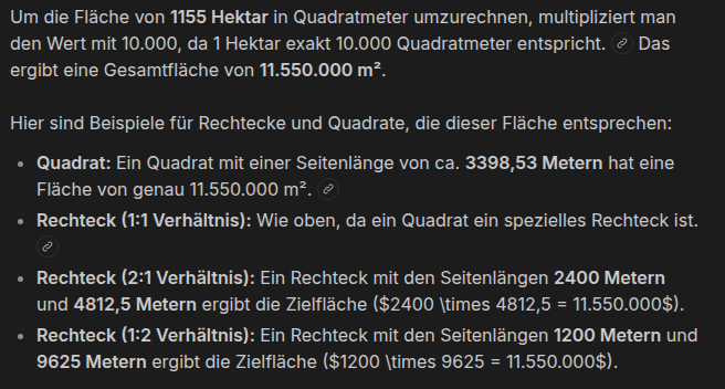 Anschauliche Fläche pro Windrad Anschauliche Fläche pro Windrad